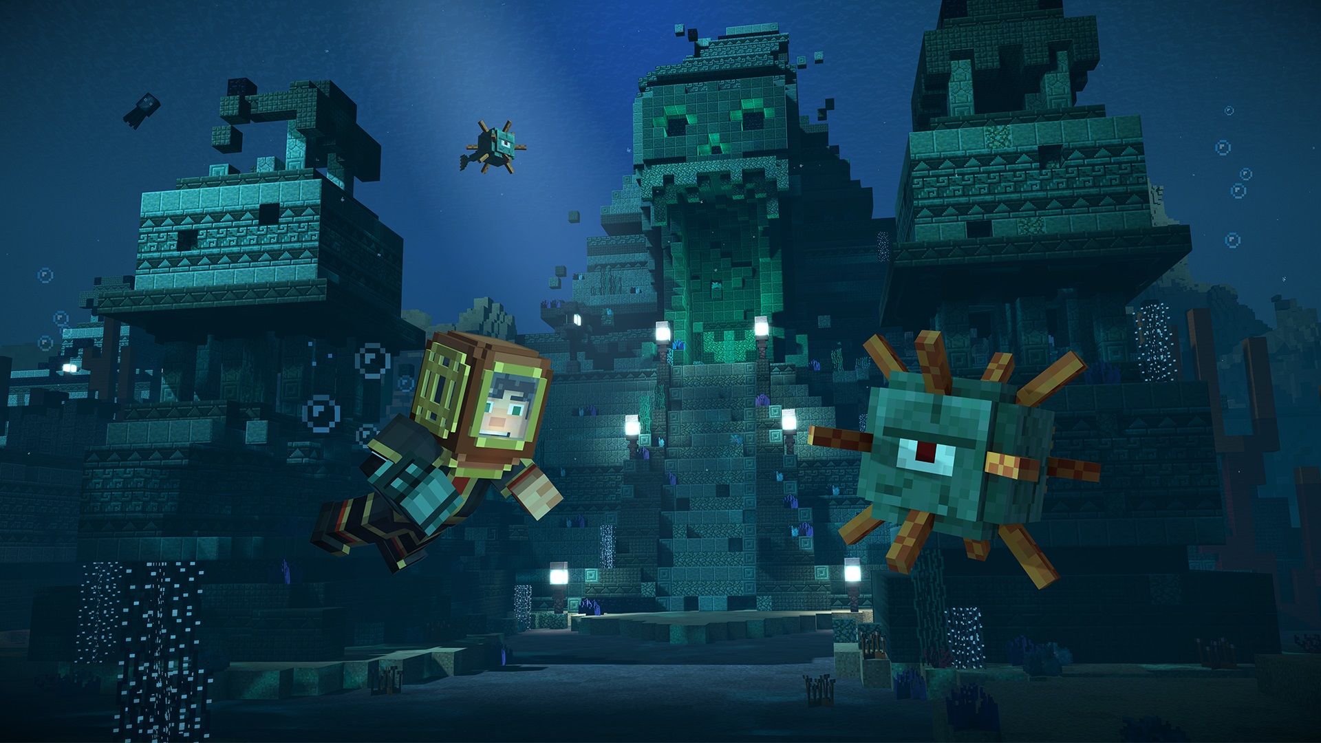 minecraft story mode hero in residence recensione