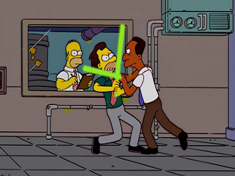 10) Il duello fra Lenny e Carl (Stagione 14 Episodio 15: "Homer fa le ...