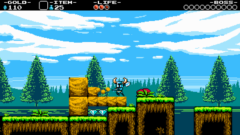 shovel knight gameplay