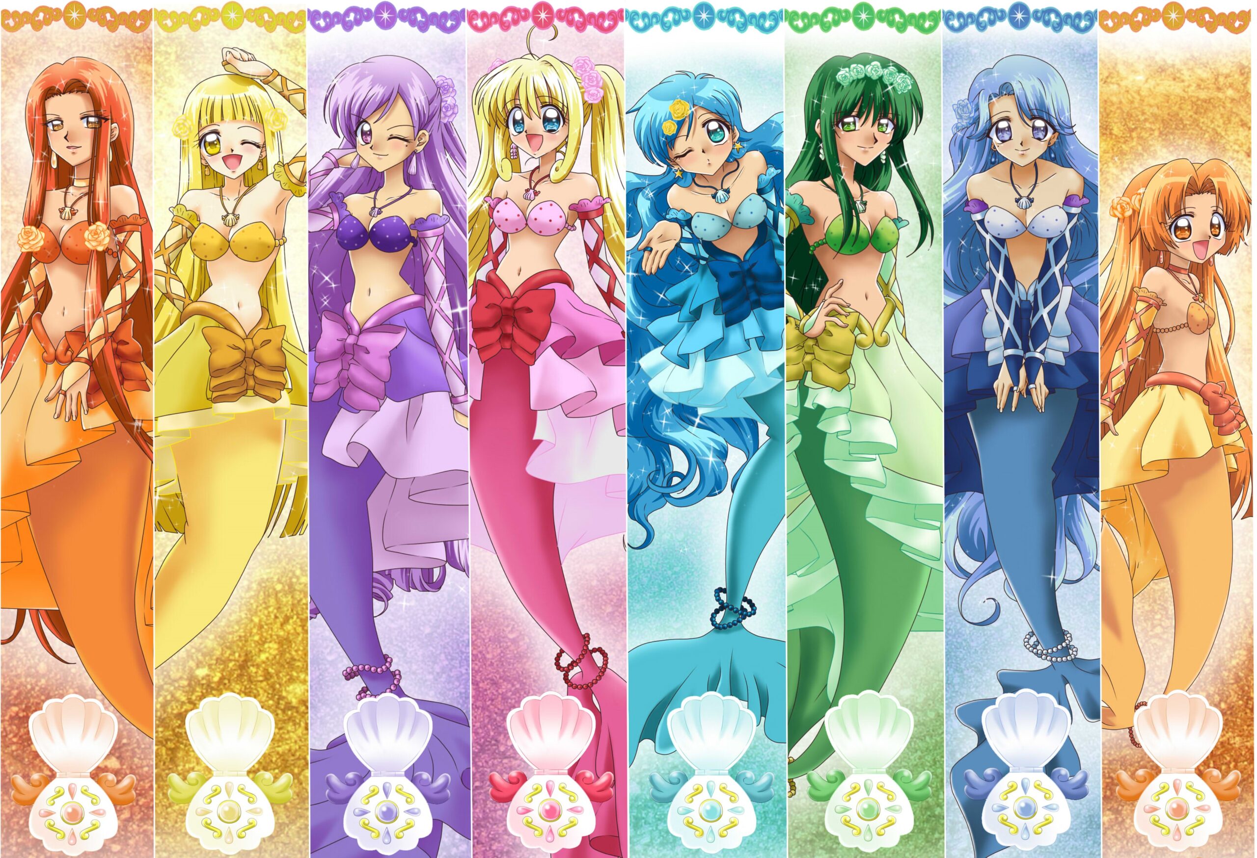 The mermaids of Mermaid Melody are about to come back to the surface once a...