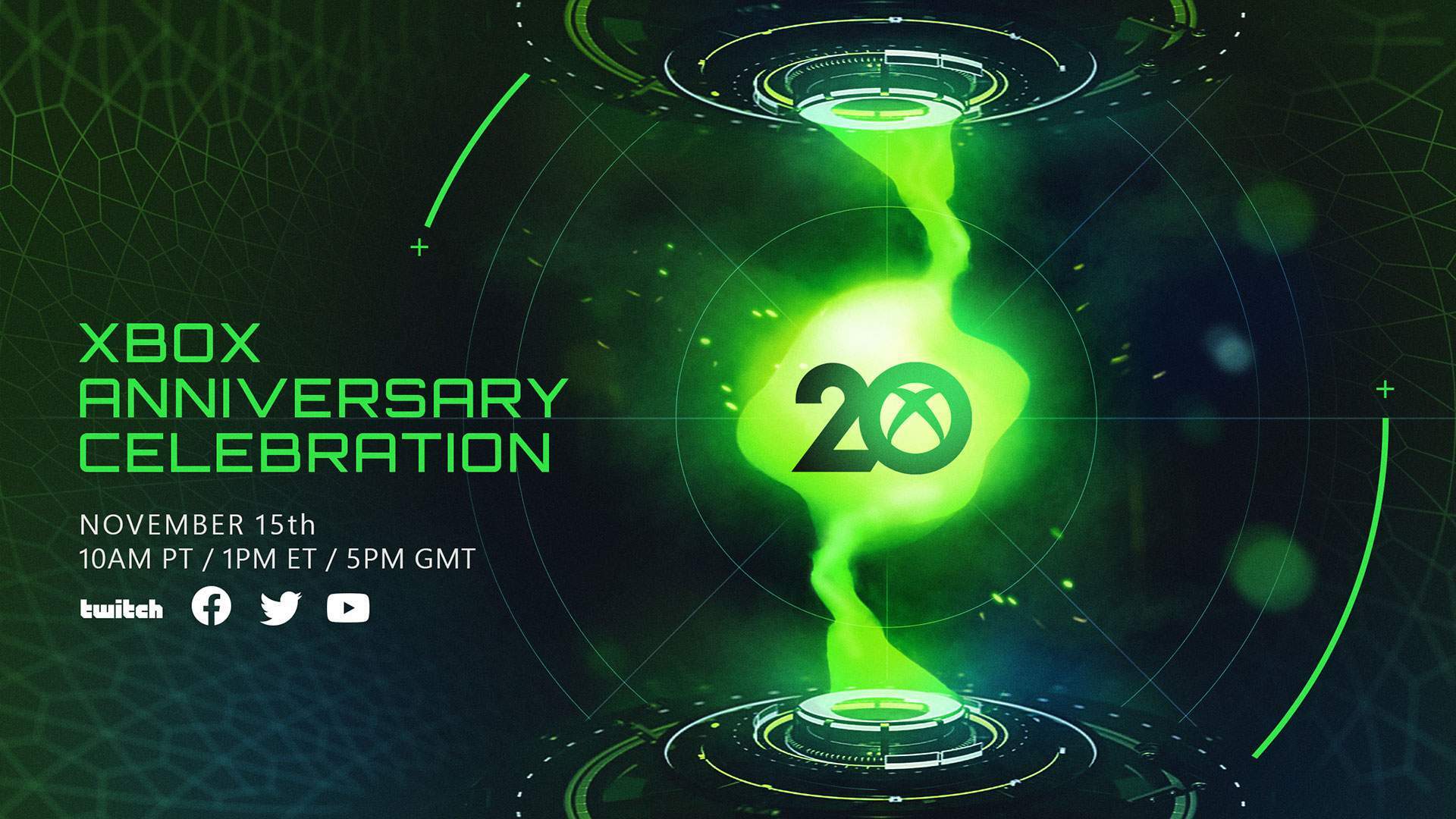 xbox livestream 20 anni