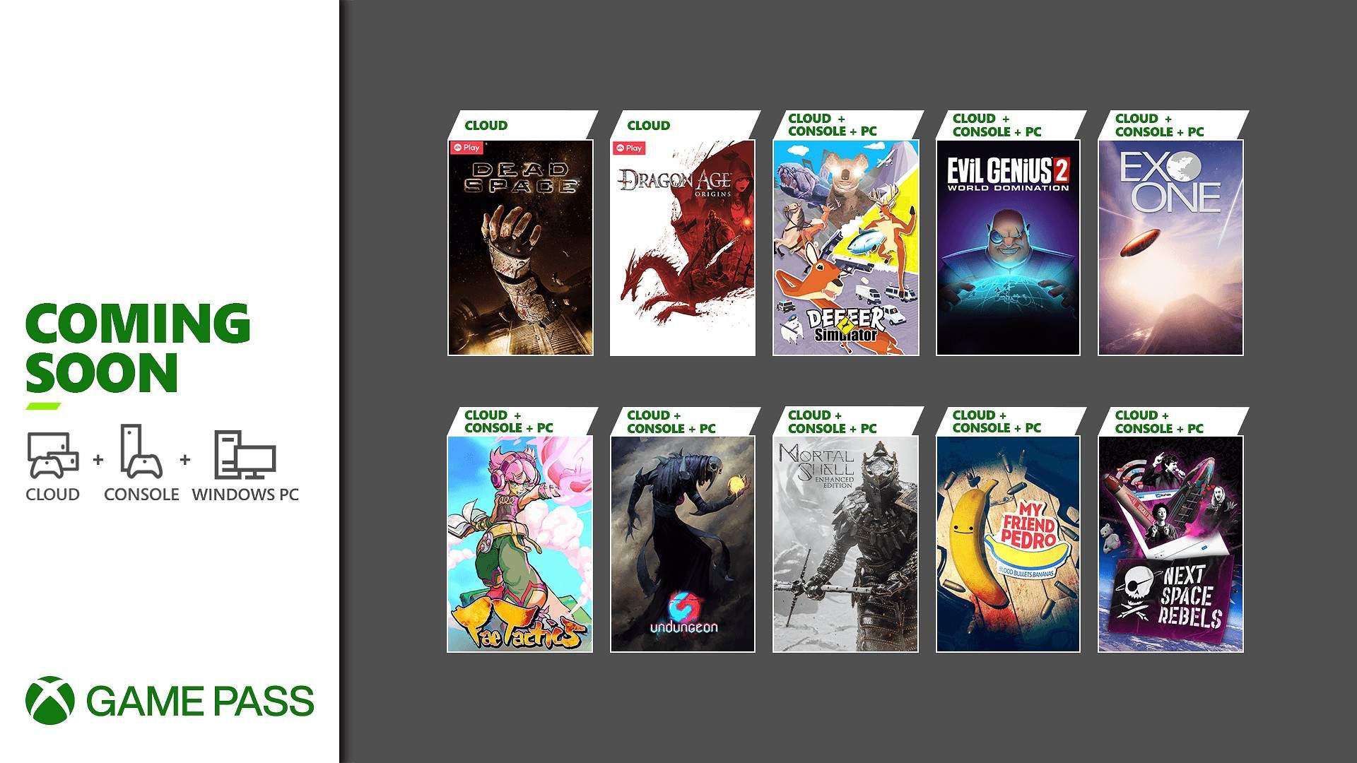 xbox game pass novembre