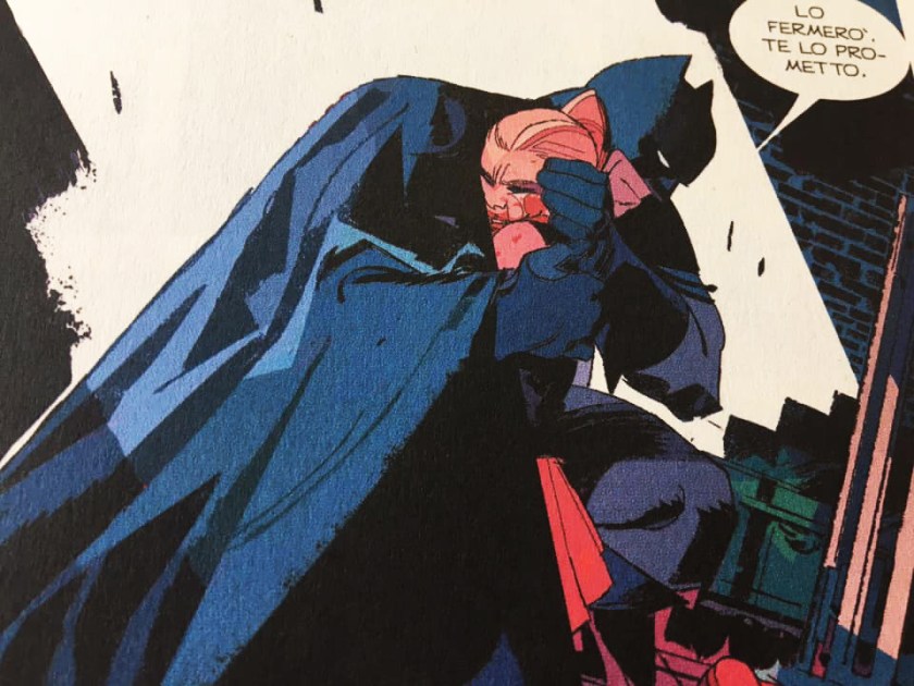 Batman Dylan Dog, una vignetta dell'albo introduttivo