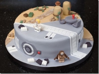 LEGO Star Wars and Indiana Jones Cake mrs mac creative cakes2