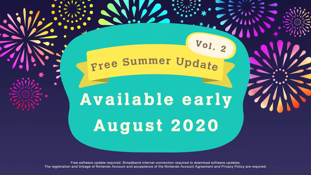 animal crossing aggiornamento estivo