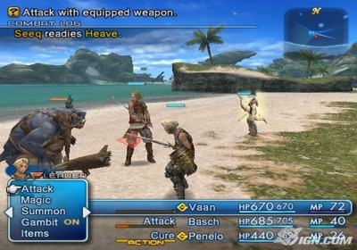 final fantasy XII battle