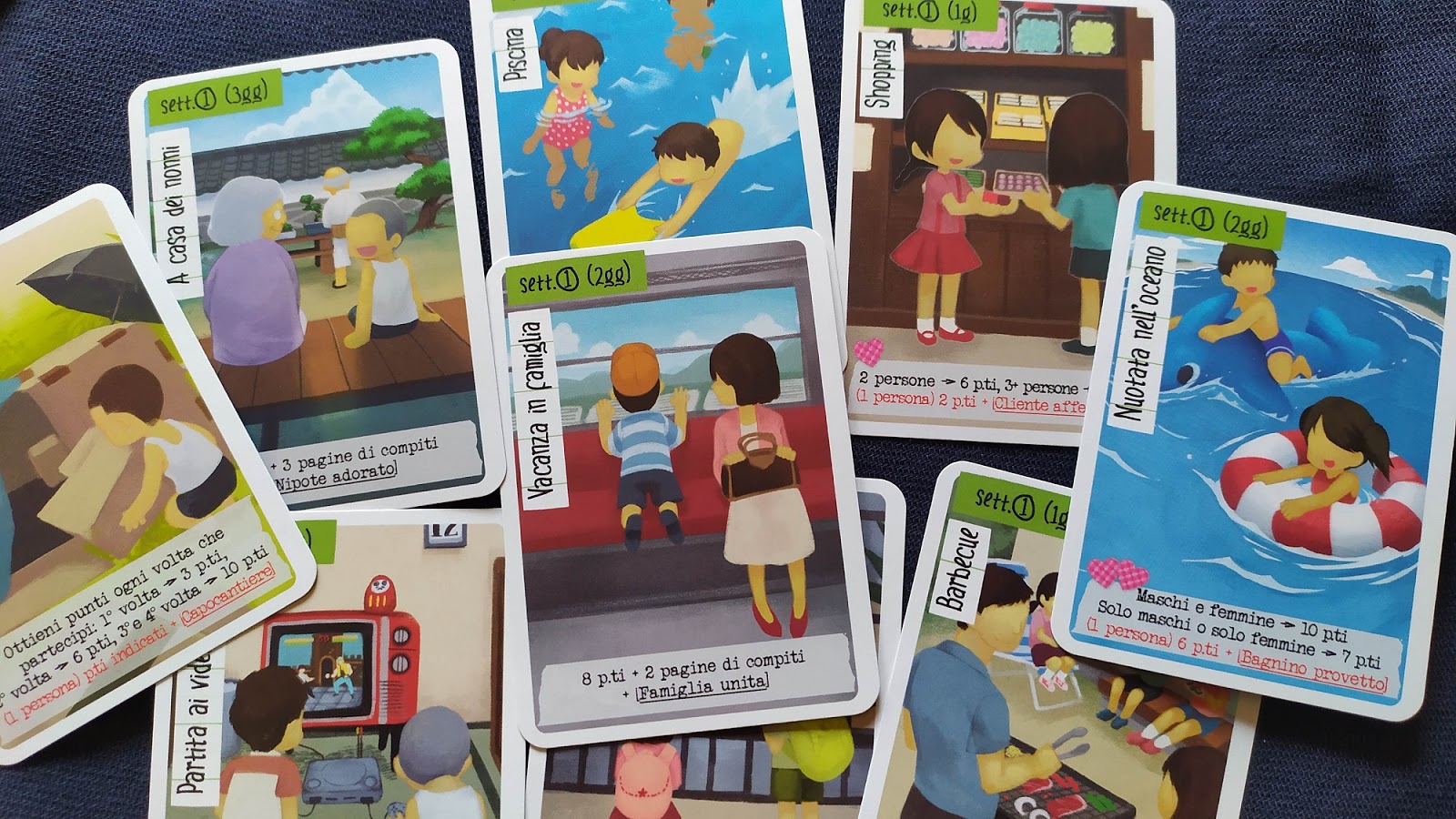 giochi tavolo tema giappone