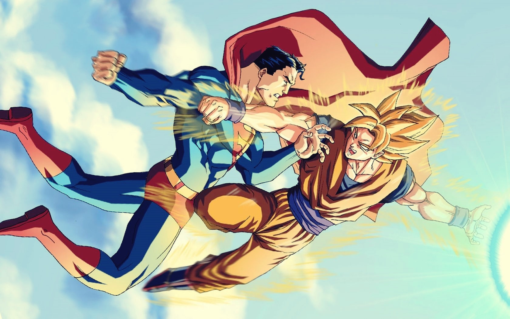 Goku VS Superman Stay Nerd