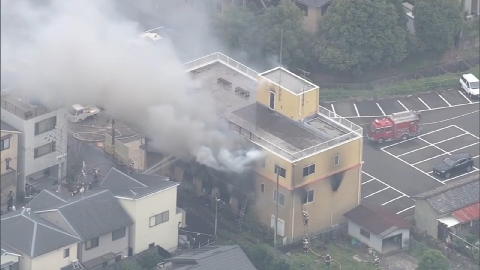 kyoto animation incendio server