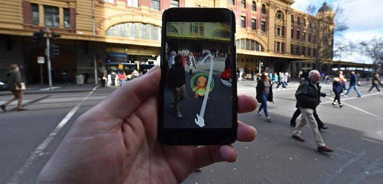 Pokemon Go game in Melbourne, Victoria