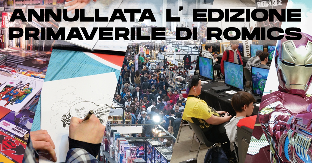 romics 2020 cancellato