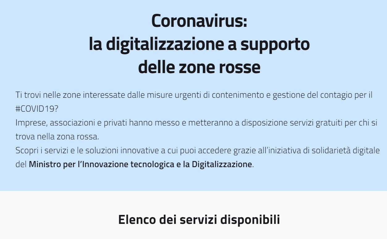 solidarietà digitale