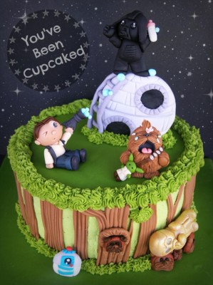 starwars baby cake