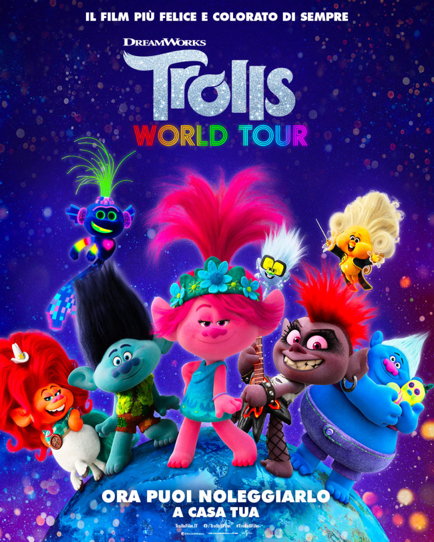 trolls world tour noleggio